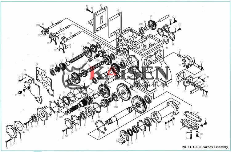 Clutch Shaft Gear Box Spare Parts Accessories