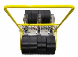 3 Rows Hand Push Manual Jang Vegetable Seeder for Onion Carrot Cabbage