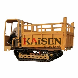 KS-5T-Y 5 tons Rubber Track Crawler Carrier with ZK-23-01-CB Gearbox for Palm Oil Fruit Grabber