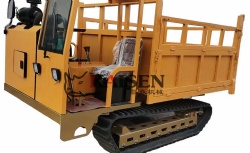 5T All Terrain Crawler Carrier Truck Loader Dumper For Oil Palm